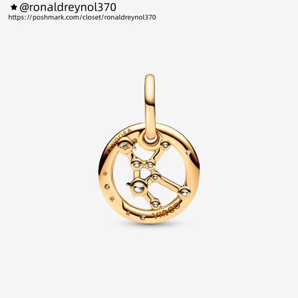Pandora Virgo Zodiac Dangle Charm - Picture 3 of 6